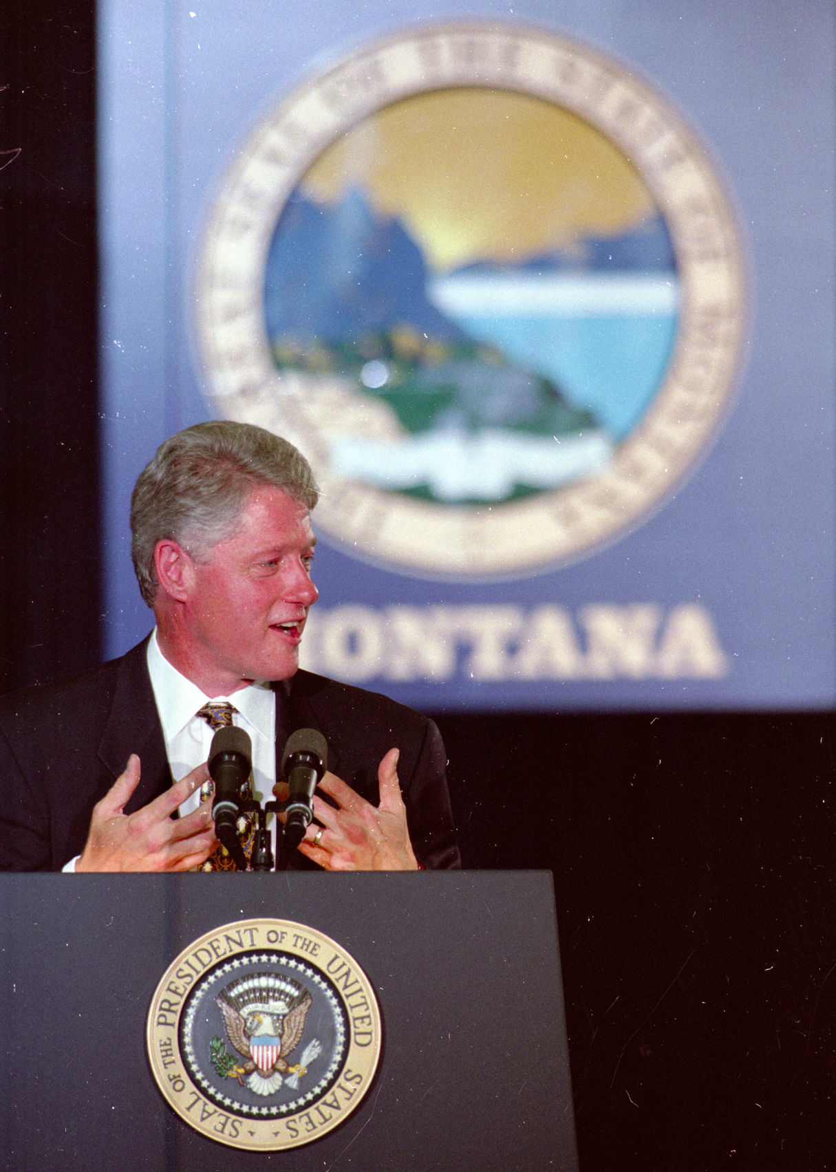 Clinton in Billings